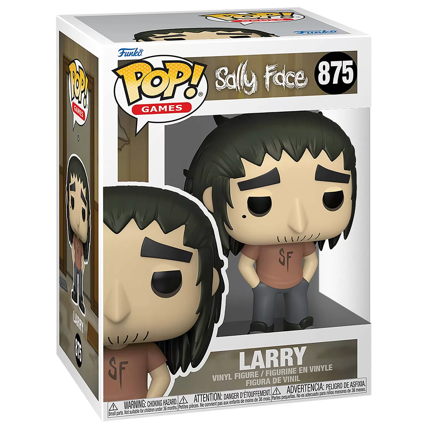 Купить Фигурка Funko POP! Games: Ларри (Larry) Салли Фейс (Sally Face)  ((875) 63996) 9,5 см по цене 2 200.00 р в Москве в каталоге интернет  магазина 