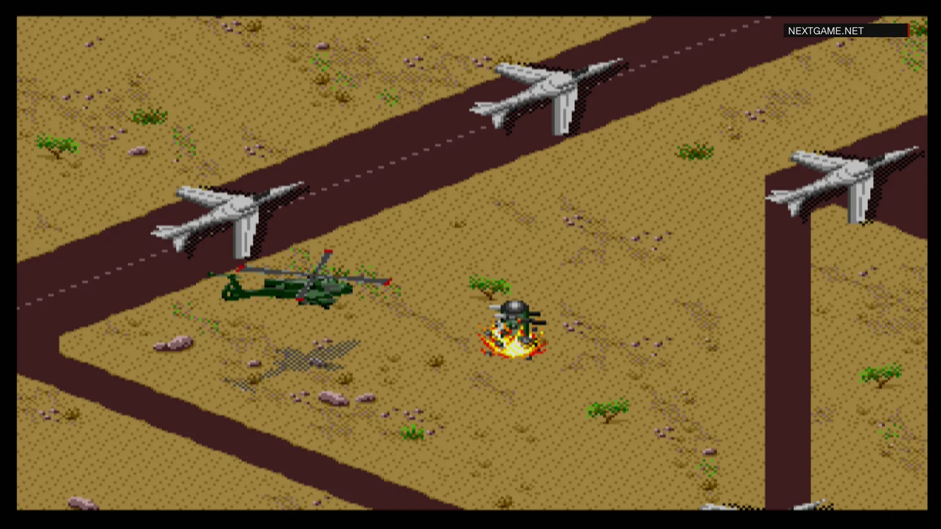 Купить картридж Десерт Страйк (Desert Strike) Русская Версия (16 bit) для  Сеги