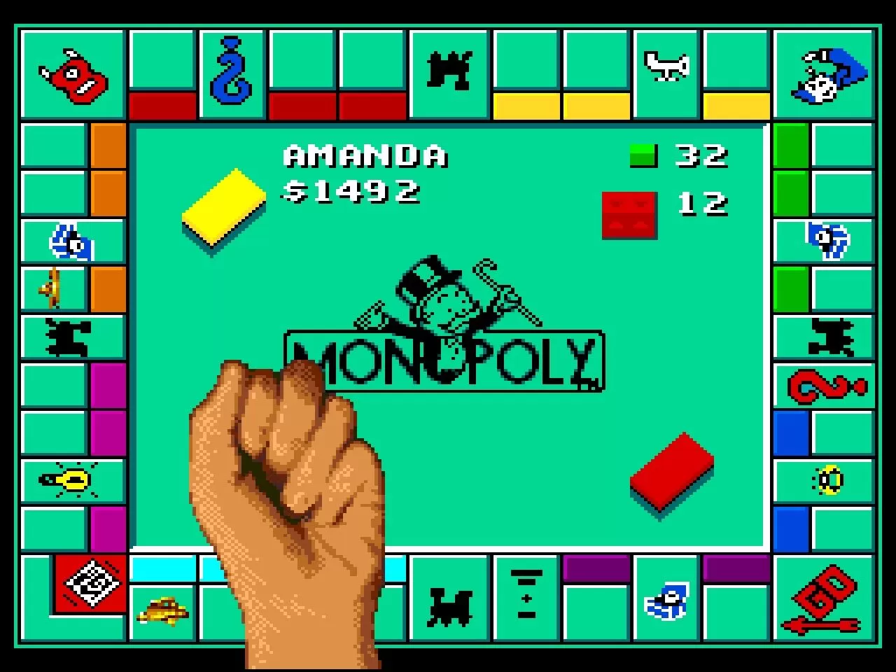 Купить картридж Монополия (Monopoly ) (16 bit) для Сеги