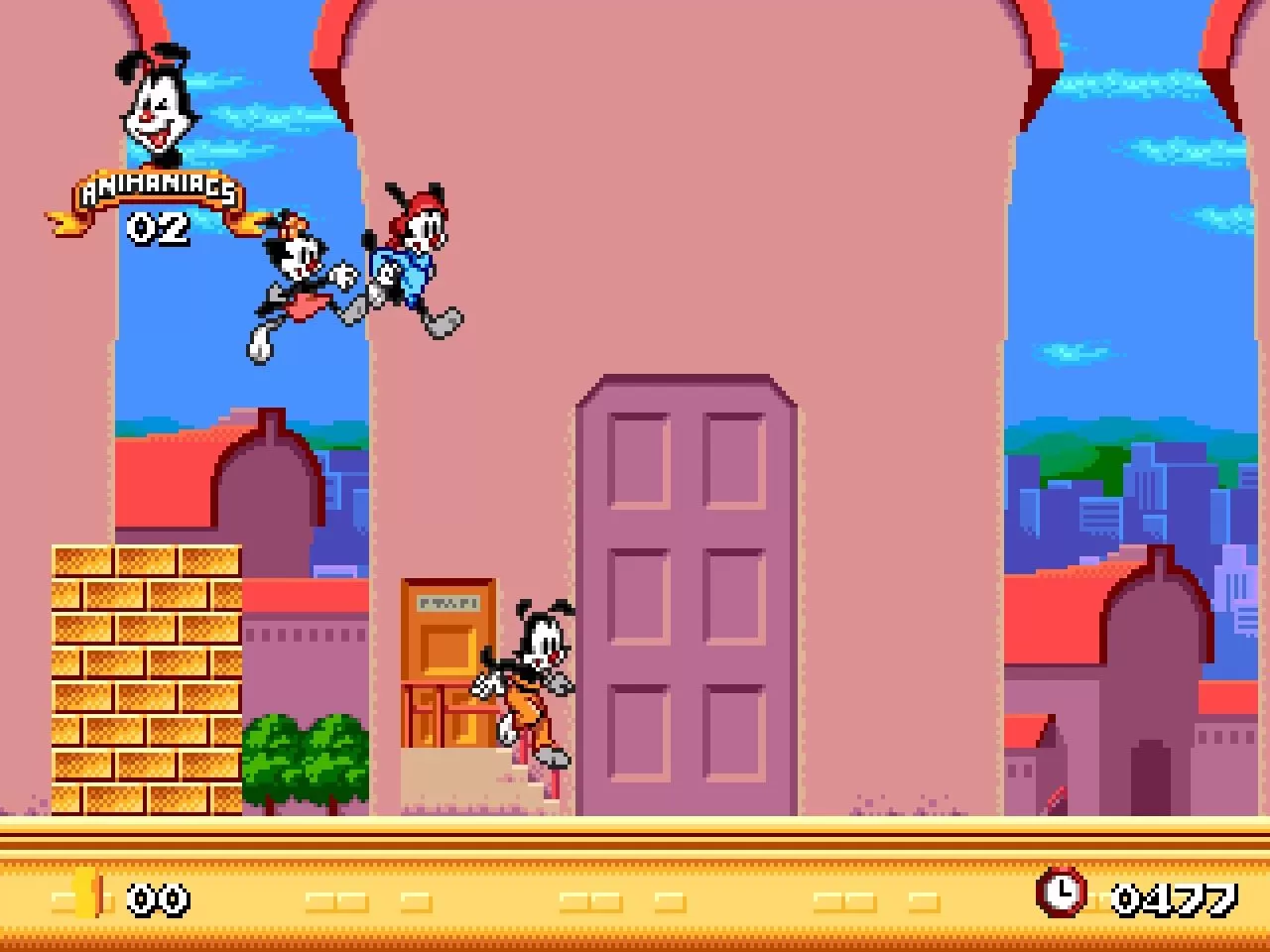 Купить картридж Озорные анимашки (Animaniacs) Русская Версия (16 bit) для  Сеги