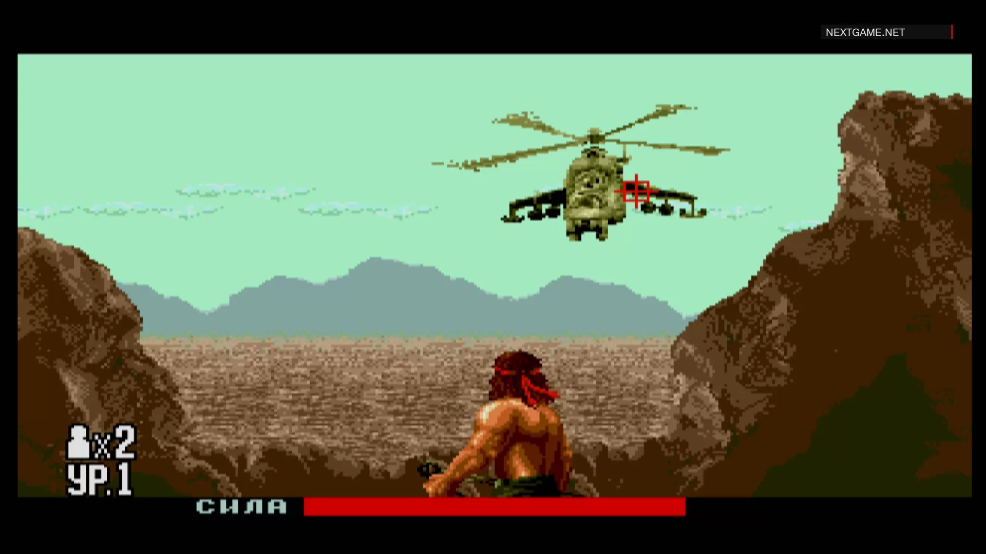 Купить картридж Рэмбо 3 (Rambo 3) Русская Версия (16 bit) для Сеги