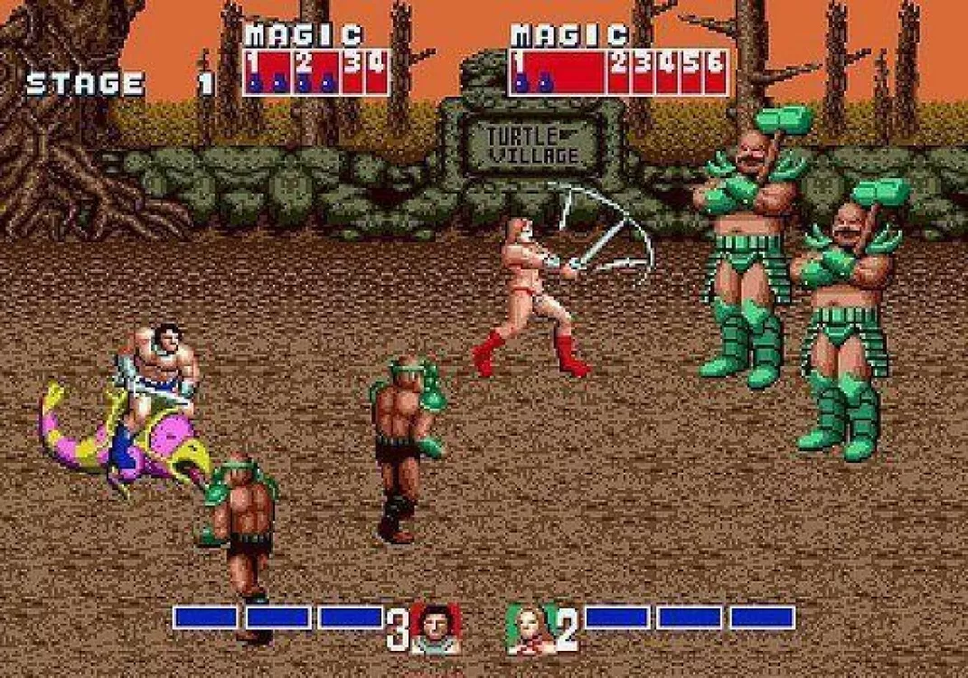 Купить картридж Золотой Топор (Golden Axe) Русская Версия (16 bit) для Сеги