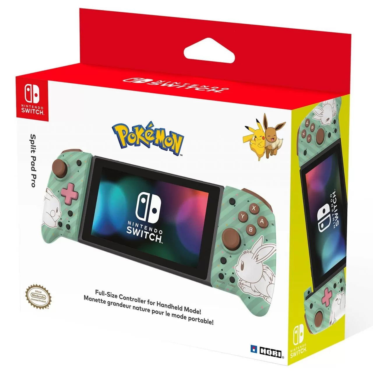 Набор из 2-х контроллеров Joy-Con Split pad pro Пикачу и Иви (Pikachu &  Eevee) Hori (NSW-296U) (Switch) купить в Москве по цене 11 500 р в каталоге  интернет магазина «NextGame» - характеристики,