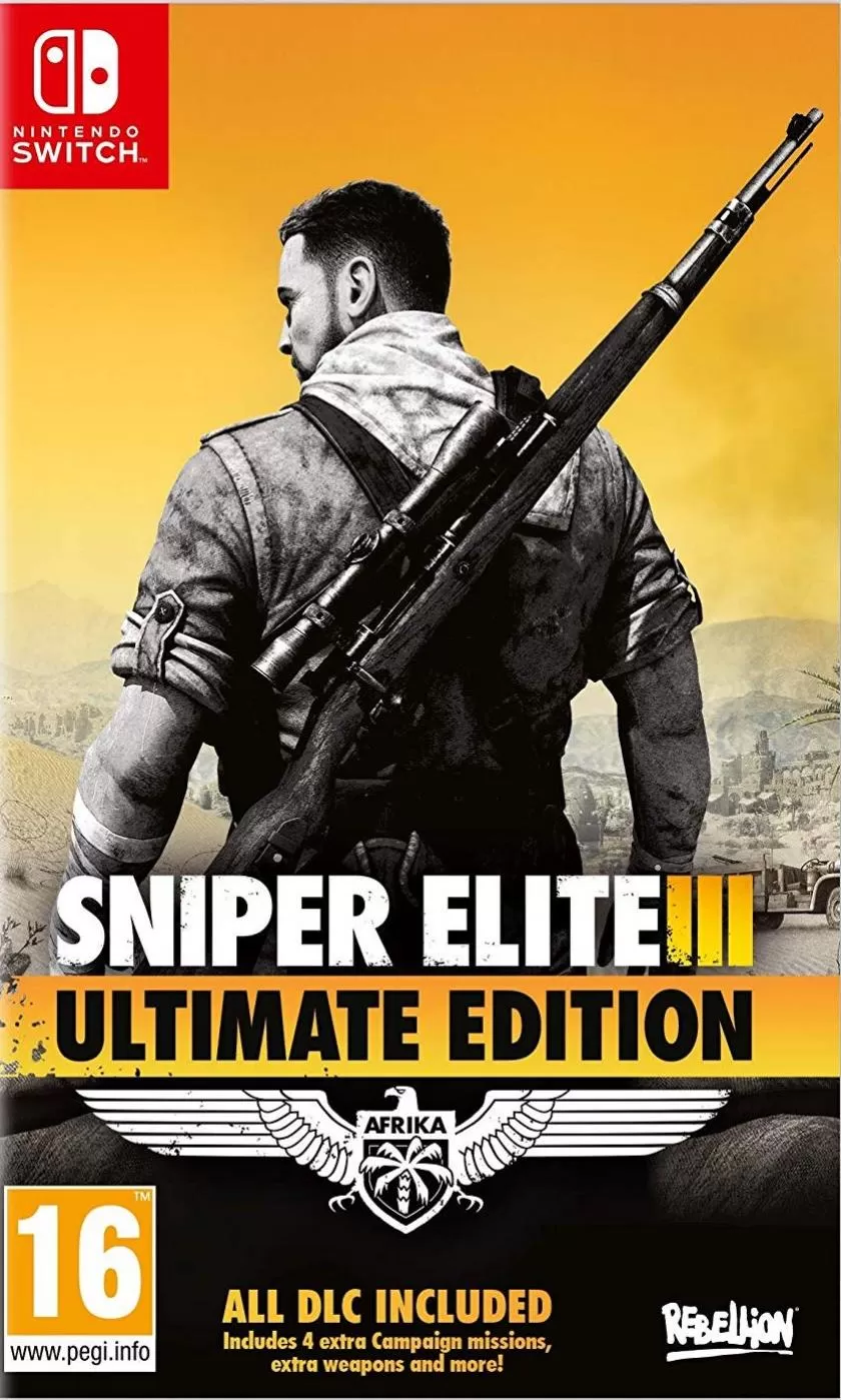 Купить игру Sniper Elite 3 (III) Ultimate Edition Русская Версия (Switch)  для Nintendo Switch в Москве - NextGame