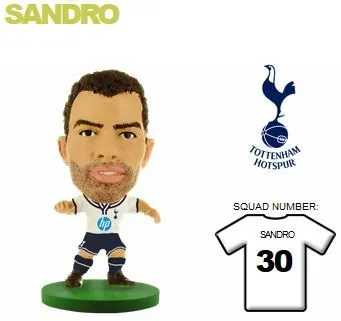 SoccerStarz Brazil Sandro - Home Kit Figure - Brazil Sandro - Home