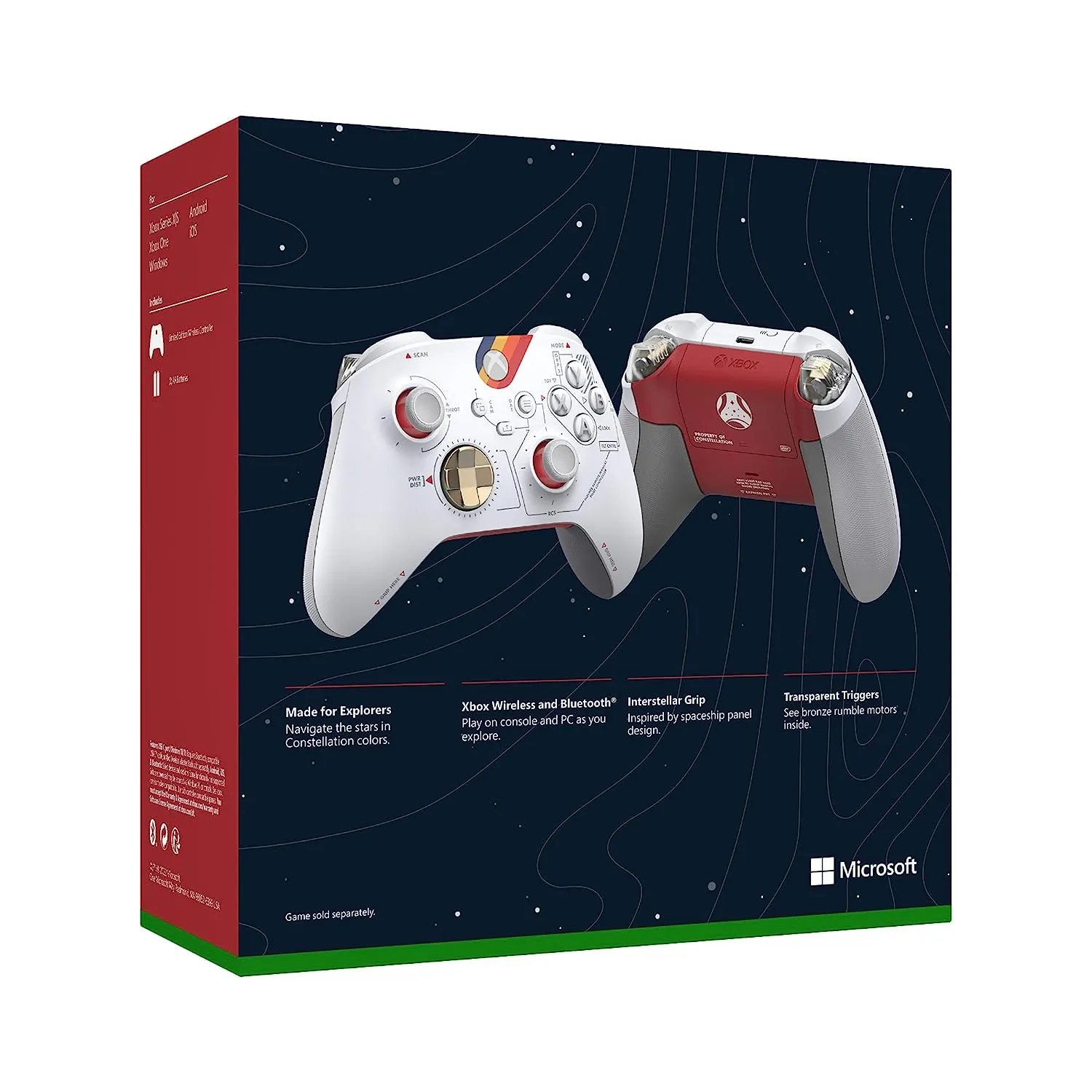 Купить Геймпад беспроводной Microsoft Xbox Wireless Controller Starfield  Limited Edition (Ограниченное Издание Старфилд) Оригинал (Xbox One/Series  X/S/PC) для Microsoft Xbox One в Москве - NextGame