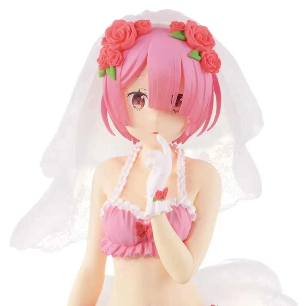 Фигурка Banpresto: Рам (Ram) Жизнь с нуля в альтернативном мире (Re:Zero  Starting Life in Another World EXQ) (82985) 22 см купить в Москве по цене 8  300.00 р в каталоге интернет магазина «