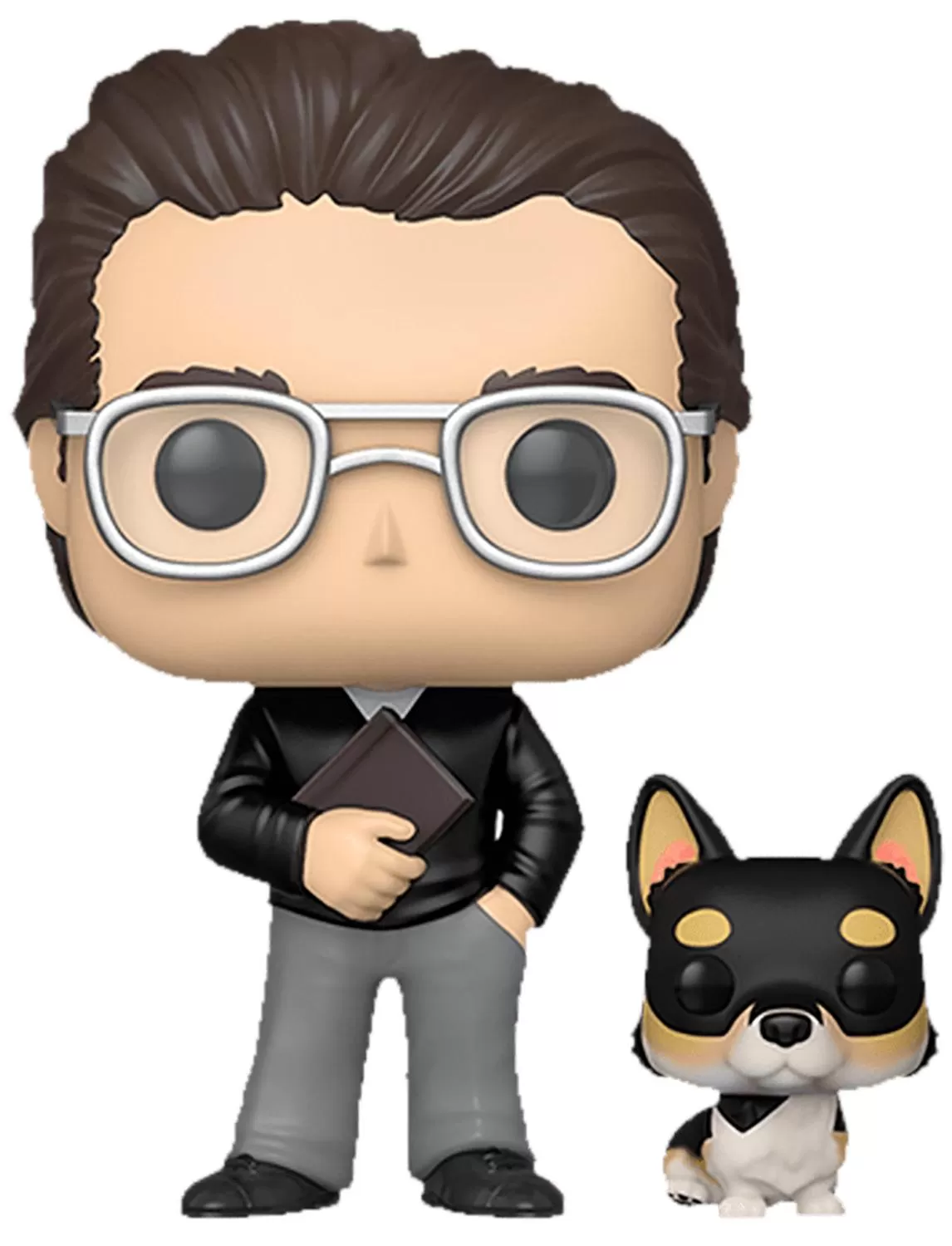 Фигурка Funko POP! Vinyl: Стивен Кинг с Корги (Stephen King with Corgi  (Exc)) Знаменитости (Icons) (35026) 9,5 см