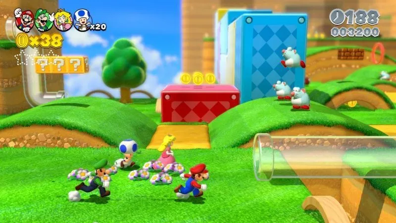 Super mario 3d world nintendo wii deals