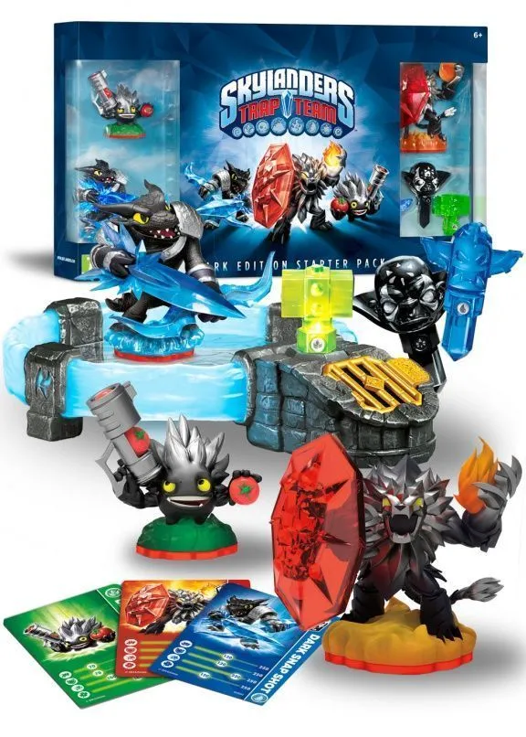 Skylanders trap team dark edition wii hot sale u