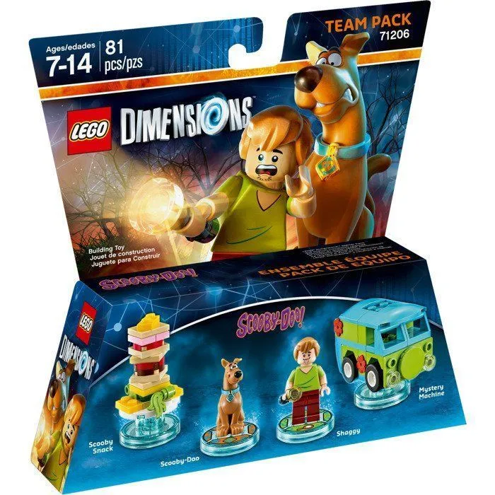 LEGO Dimensions Team Pack Scooby Doo Scooby Snack. Scooby Doo Shaggy Mystery Machine