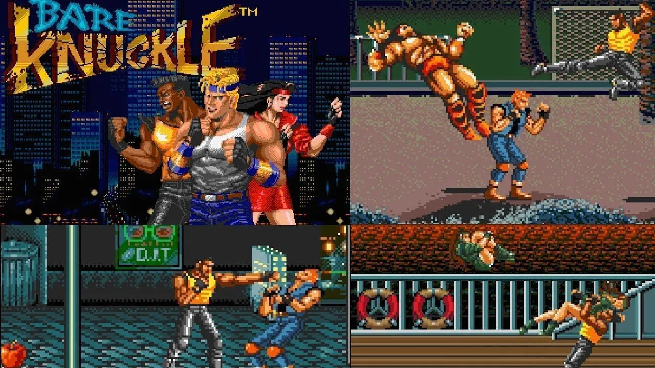 Купить картридж Сборник игр 4 в 1 B-3 GOLDEN AXE 2 / BARK KNUCKLE /  FLINTSTONES / SONIC 3D Русская Версия (16 bit) для Сеги