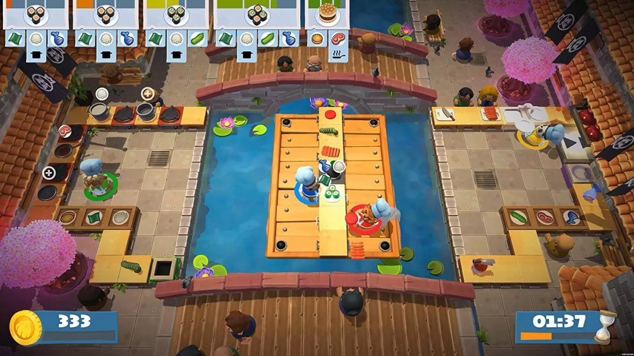 Видеоигра Overcooked 2 (II) (Адская кухня 2) (PS4)