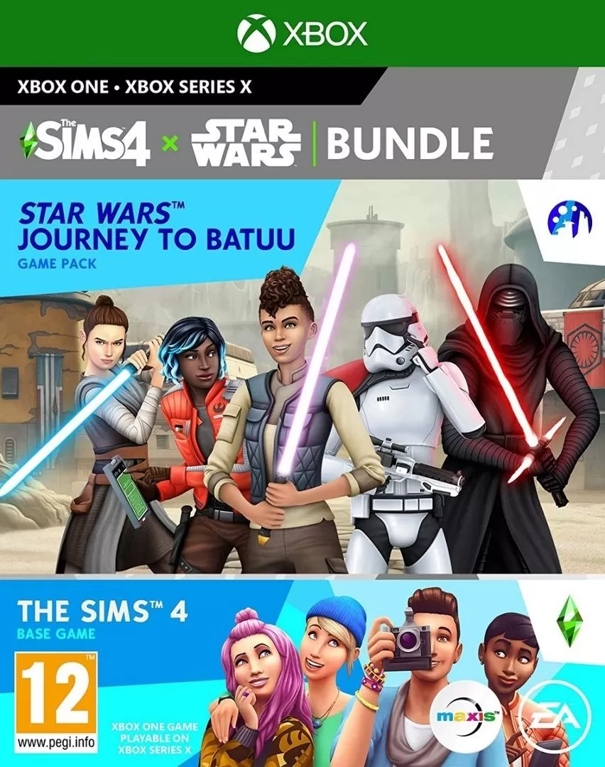 Игра The Sims 4 + Дополнение Star Wars: Путешествие на Батуу (Journey to  Batuu) Русская Версия (Xbox One)