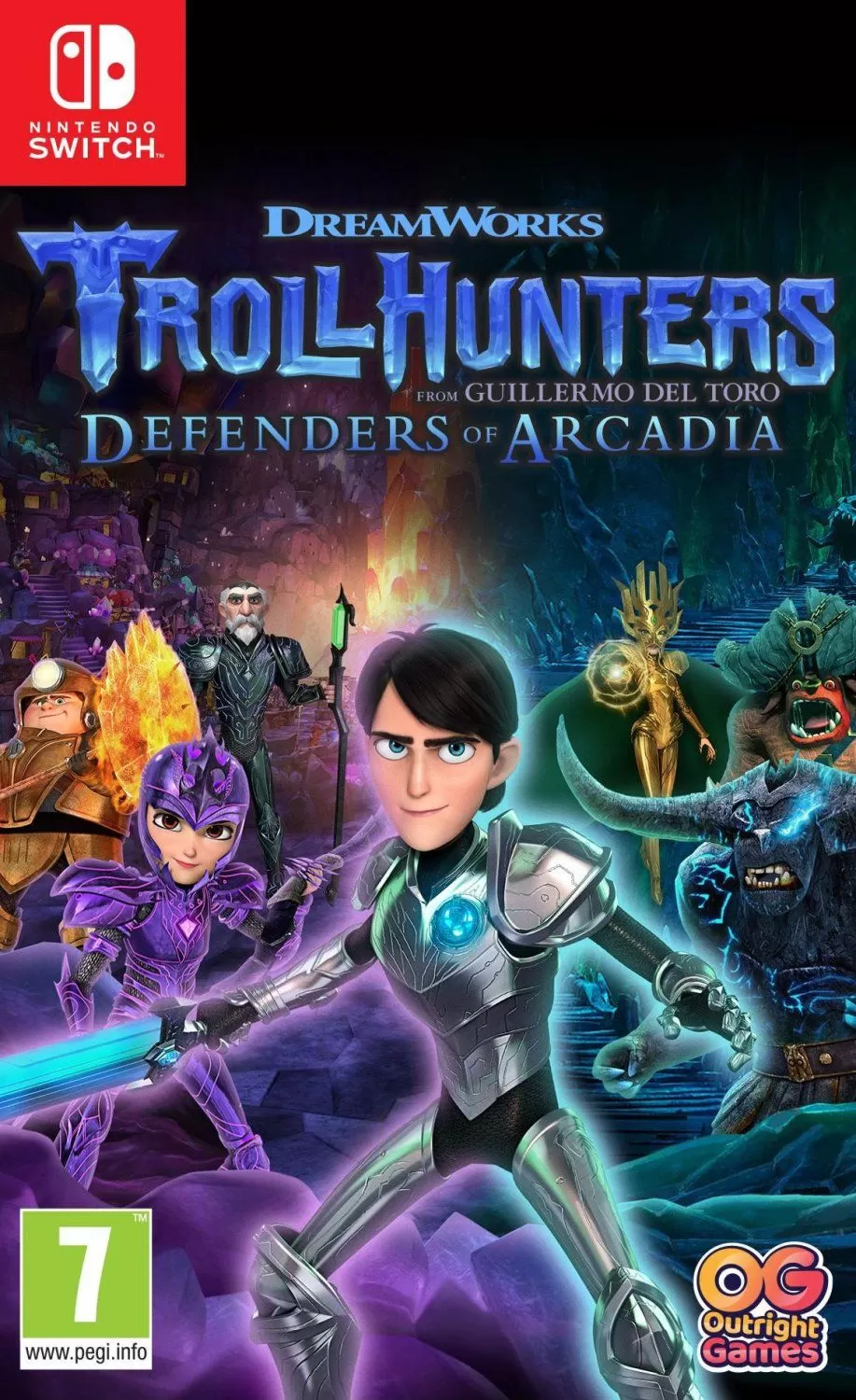 Игра Trollhunters: Defenders of Arcadia (Switch) USED Б/У