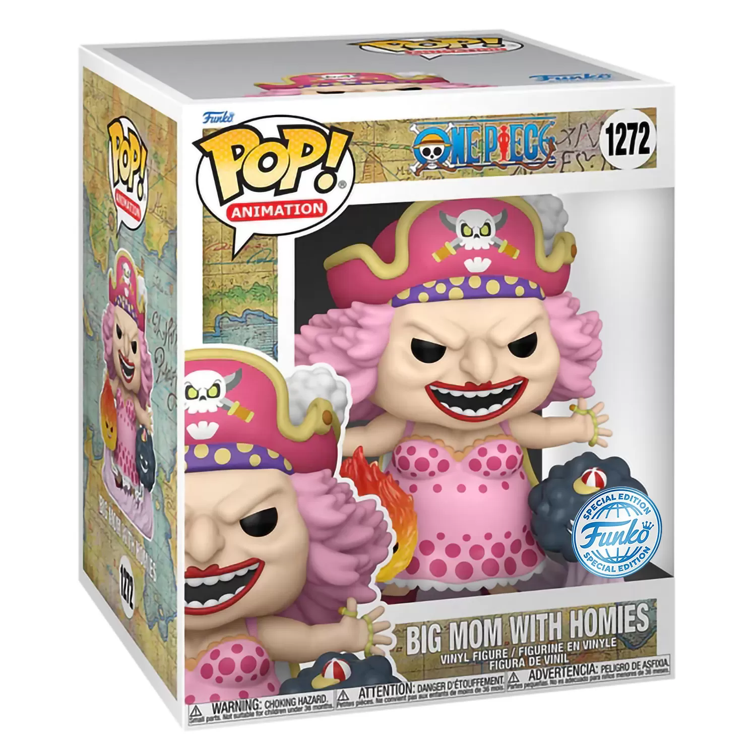 Купить Фигурка Funko POP! Animation: Большая Мамочка с друзьями (Big Mom  with Homies) Ван-Пис (One Piece) ((1272) 62700) 15 см по цене 4 690 р в  Москве в каталоге интернет магазина 