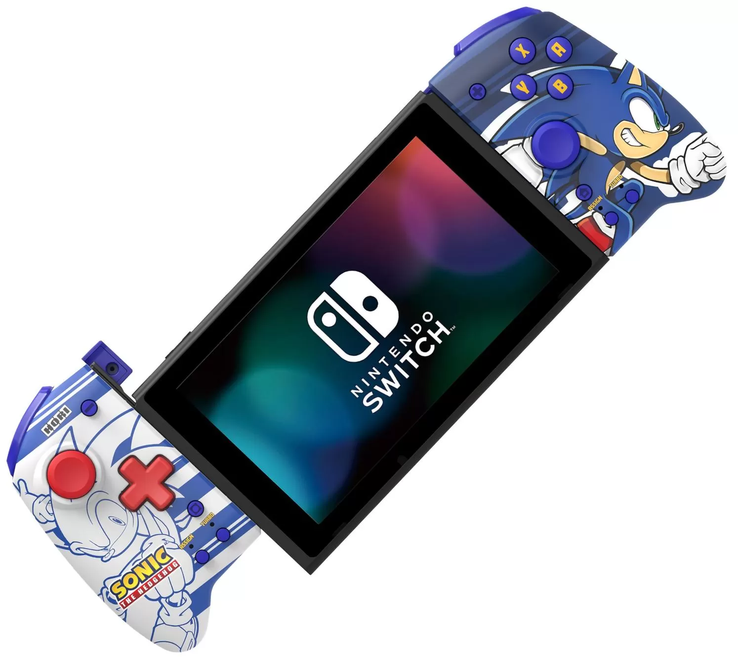 Набор из 2-х контроллеров Joy-Con Split pad pro Соник (Sonic) Hori  (NSW-358U) (Switch)