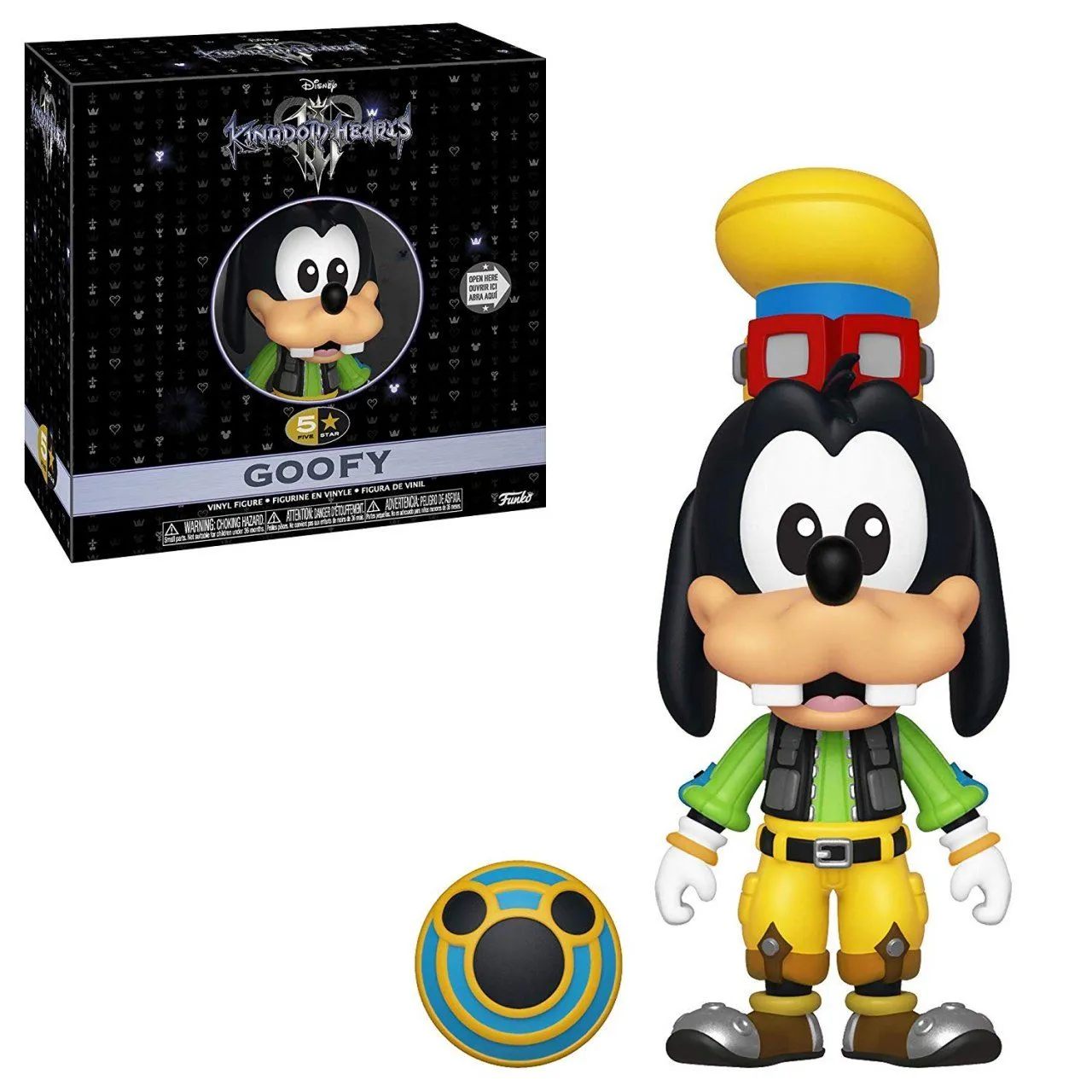 Фигурка Funko Vinyl Figure 5 Star: Гуфи (Goofy) Королевство сердец 3  (Kingdom Hearts 3) (34565) 7,5 см