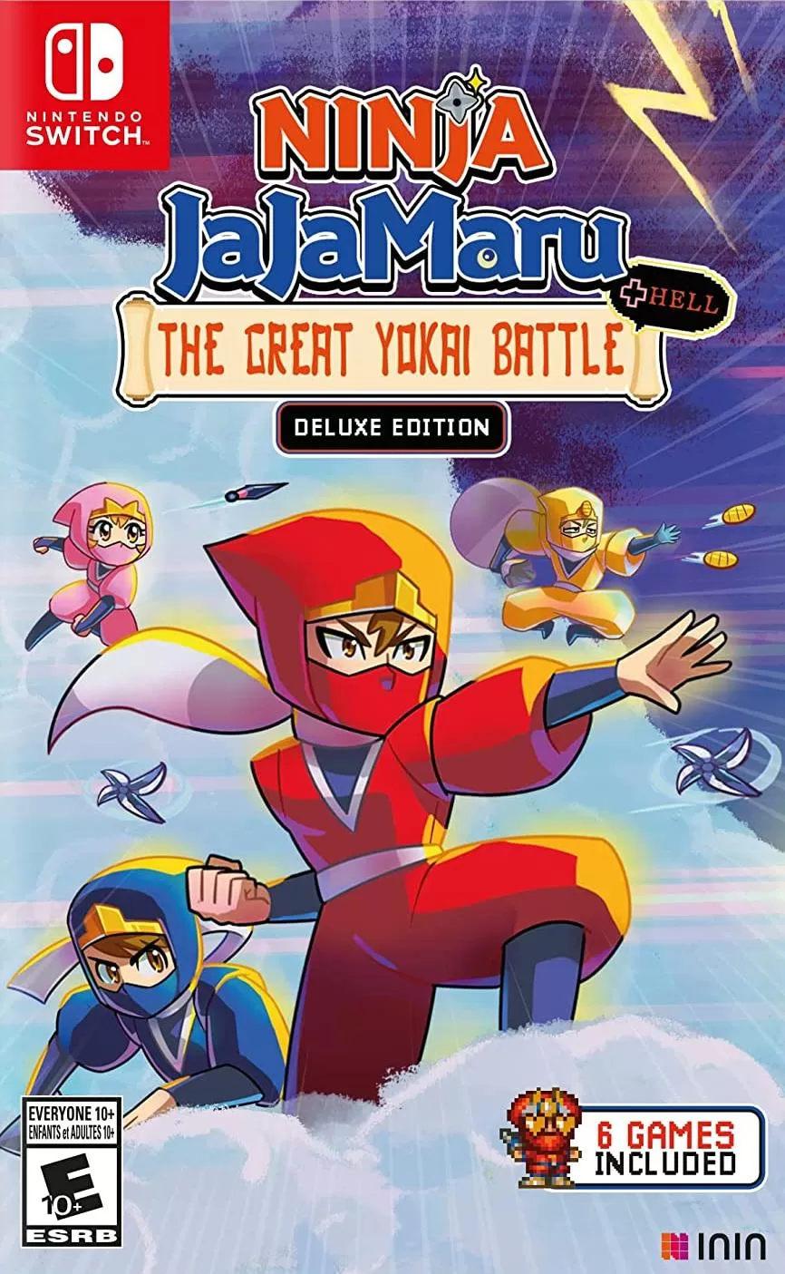 Игра Ninja JaJaMaru: The Great Yokai Battle + Hell Deluxe Edition (Switch)