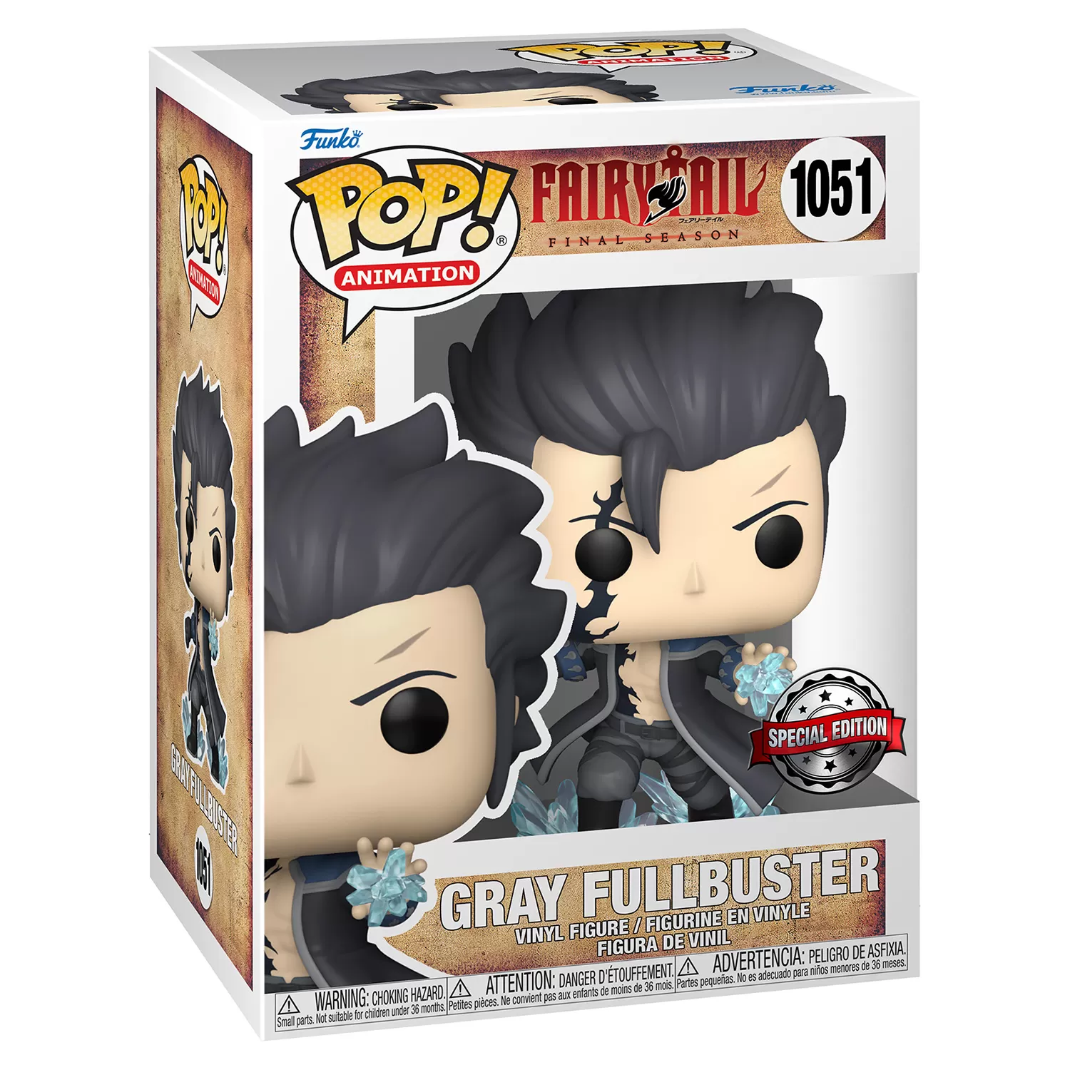 Купить Фигурка Funko POP! Animation: Грей Фуллбастер (Gray Fullbuster  (Devil Slayer) (Exc)) Сказка о хвосте феи (Fairy Tail) (58213) 9,5 см по  цене 1 660.00 р в Москве в каталоге интернет магазина 