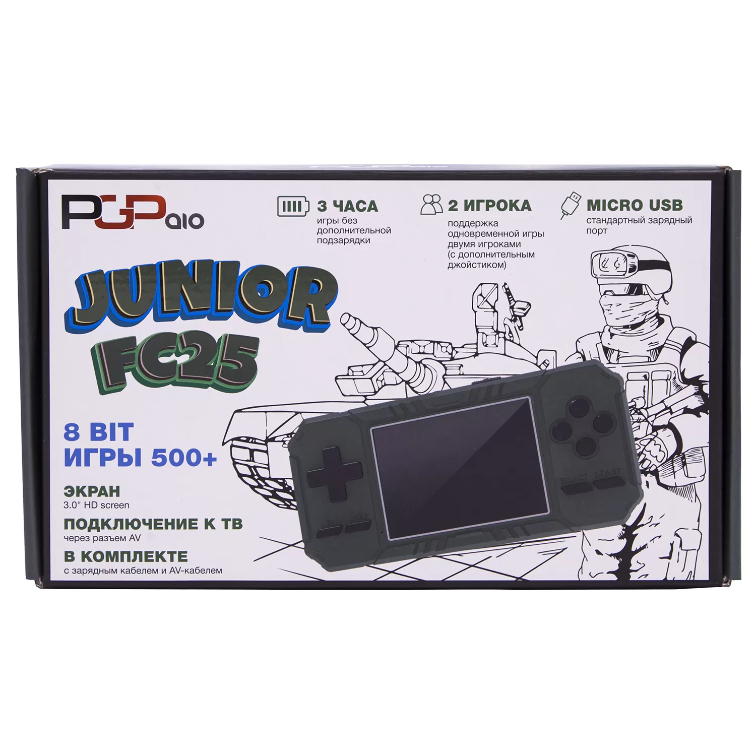 Портативная игровая приставка 8 bit PGP AIO Junior FC25b (500 в 1) + 500  встроенных игр (Зеленый) 8 bit, Денди (Dendy) - купить в Москве недорого -  NextGame