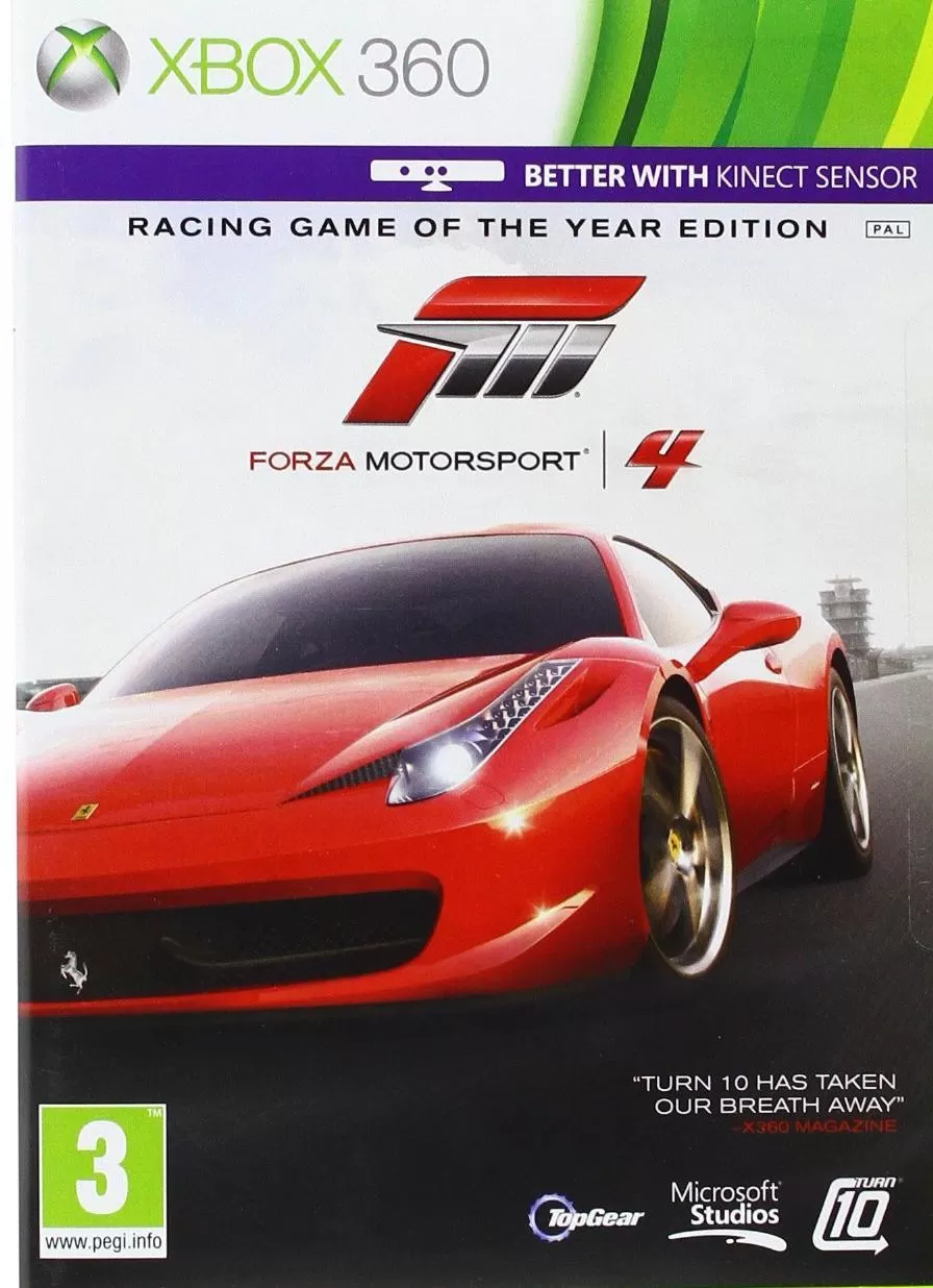 Forza Motorsport 4 Русская версия Game of The Year c поддержкой Kinect (Xbox  360) USED Б/У купить в Москве по цене 1 890 р в каталоге интернет магазина  «NextGame» - характеристики, сравнение, описание, скидки, доставка