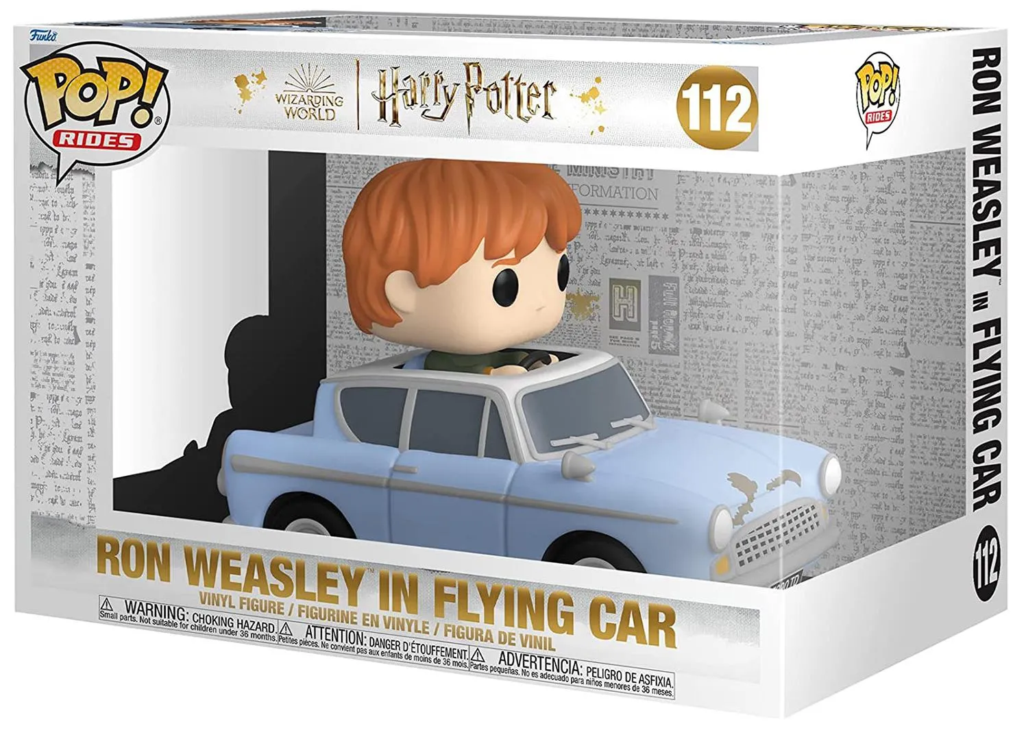 Купить Фигурка Funko POP! Rides: Рон Уизли в летающей машине (Ron Weasley  In Flying Car) Гарри Поттер Тайная комната 20-тая годовщина (Harry Potter  Chamber of Secrets 20th) ((112) 65654) 9,5 см по