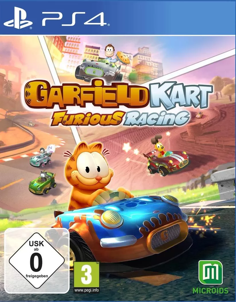 Игра Garfield Kart: Furious Racing (PS4) купить в Москве по цене 4 640 р в  каталоге интернет магазина «NextGame» - характеристики, сравнение,  описание, скидки, доставка