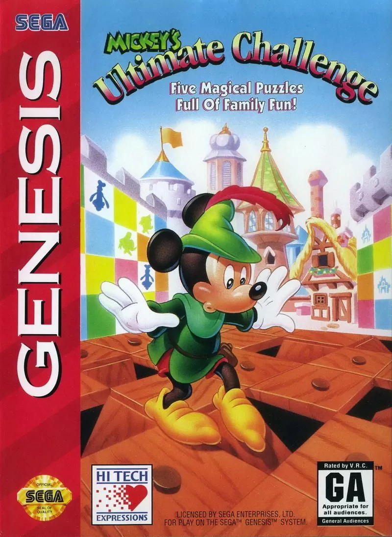 Картридж Микки Окончательный Вызов (Mickey Ultimate Challenge) (16 bit) для  Сеги