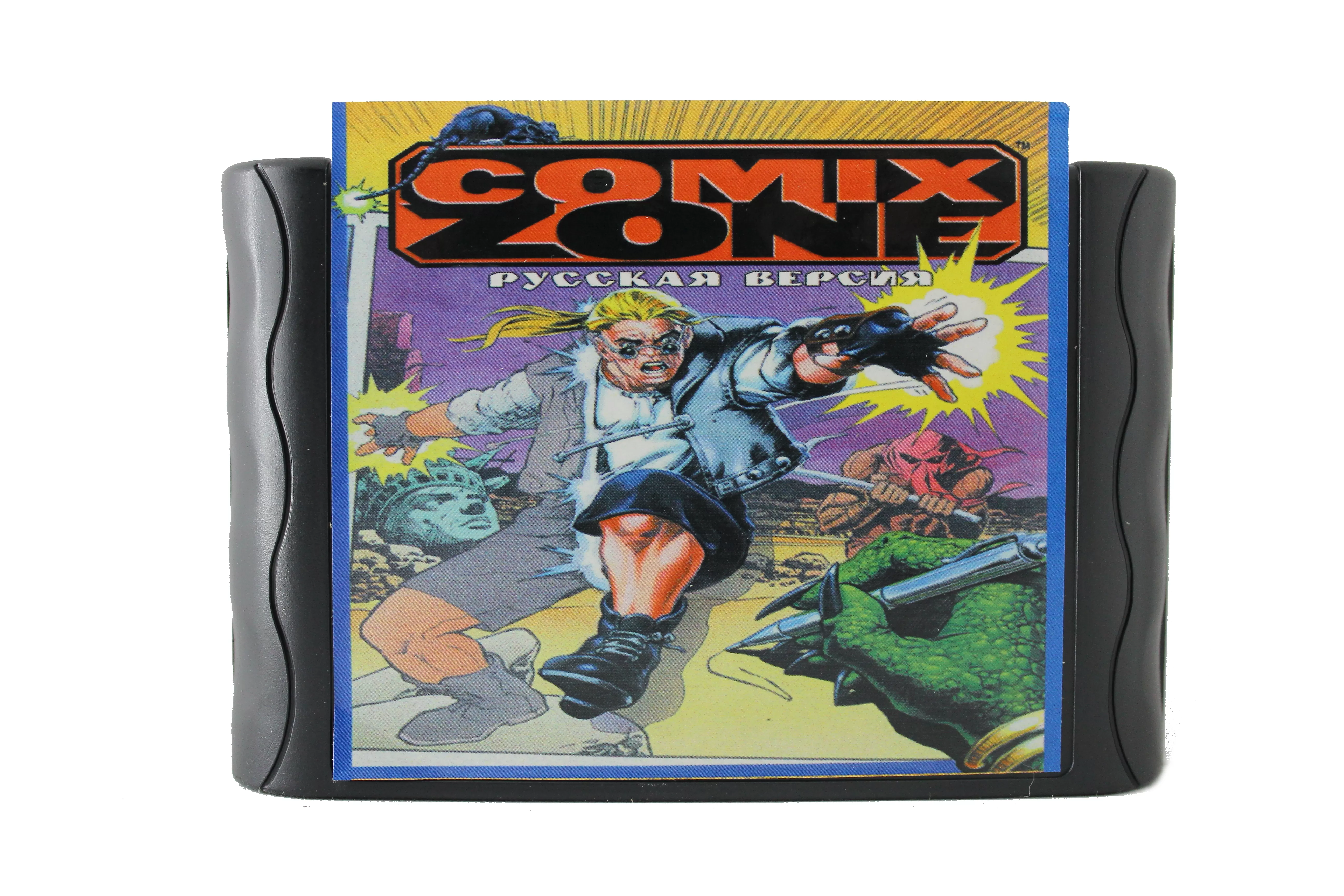 Купить картридж Comix Zone (Зона Комиксов) Русская Версия (16 bit) для Сеги