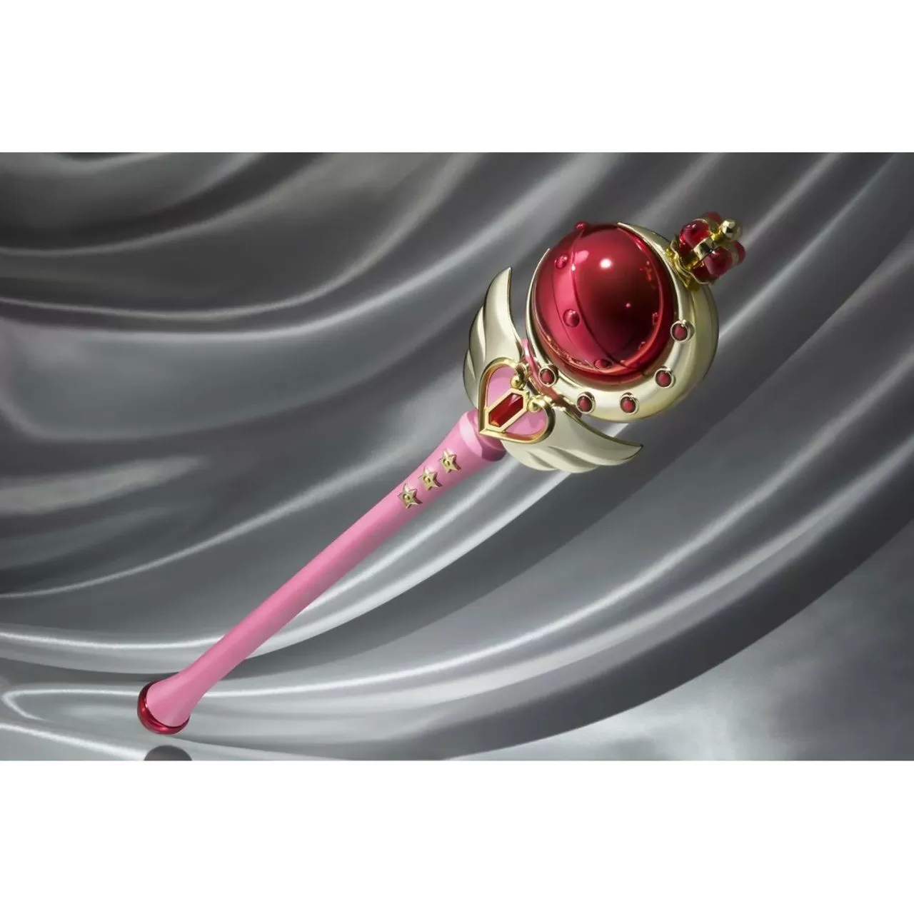 Волшебный жезл Bandai Tamashii Nations: Лунный Жезл с подвсеткой (Cuty Moon  Rod Brilliant Color Edittion) Проплика Сейлор Мун (Proplica Sailor Moon)  (608642) 52 см купить в Москве по цене 10 730.00 р