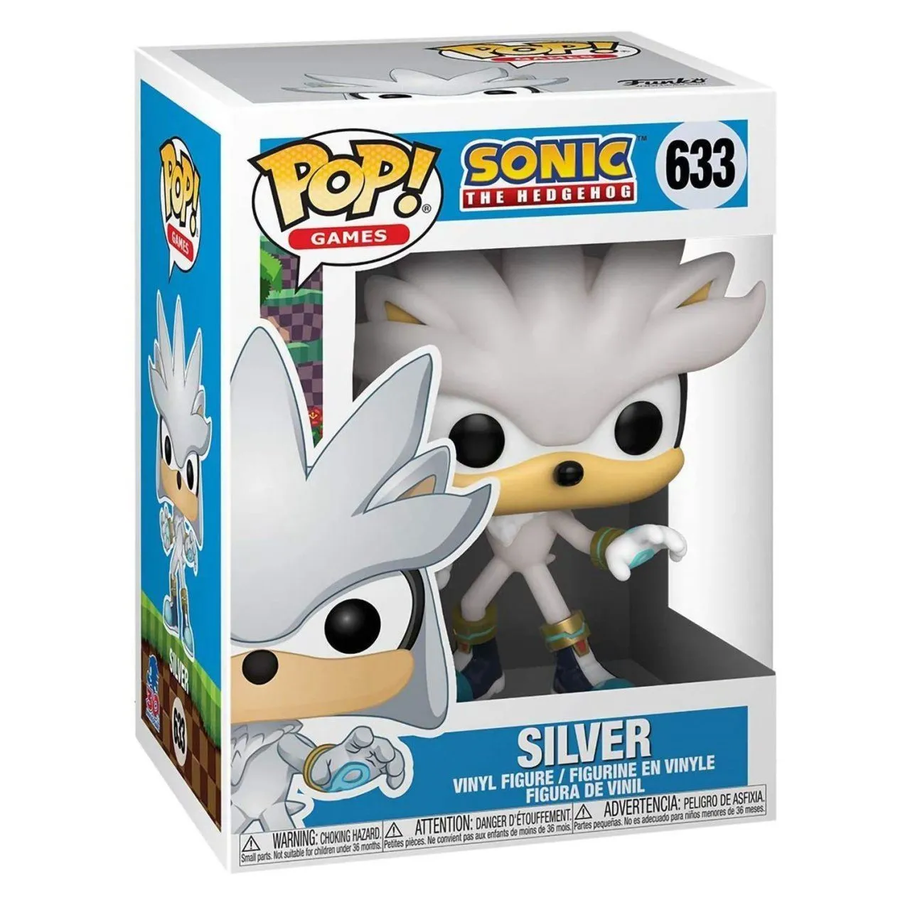 Купить Фигурка Funko POP! Games: Ёж Сильвер (Silver the Hedgehog) Соник  30-летие (Sonic 30th) (51965) 9,5 см по цене 1 300 р в Москве в каталоге  интернет магазина 