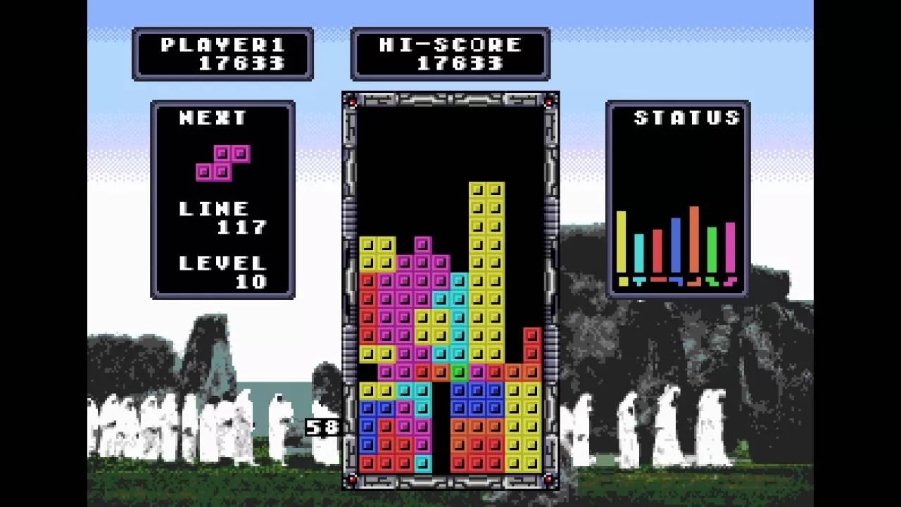 Купить картридж Тетрис (Tetris) Русская версия (16 bit) для Сеги