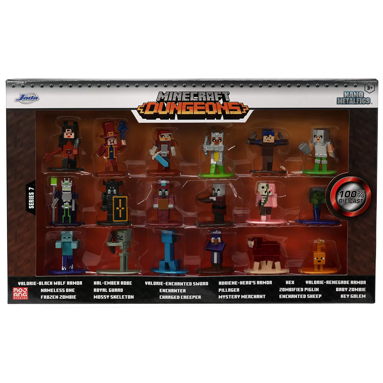 Набор фигурок Jada Toys Nano Metalfigs: Майнкрафт (Minecraft) (Wave 7) (18  штук) (33424) 4 см купить в Москве по цене 3 550 р в каталоге интернет  магазина «NextGame» - характеристики, сравнение, описание, скидки, доставка