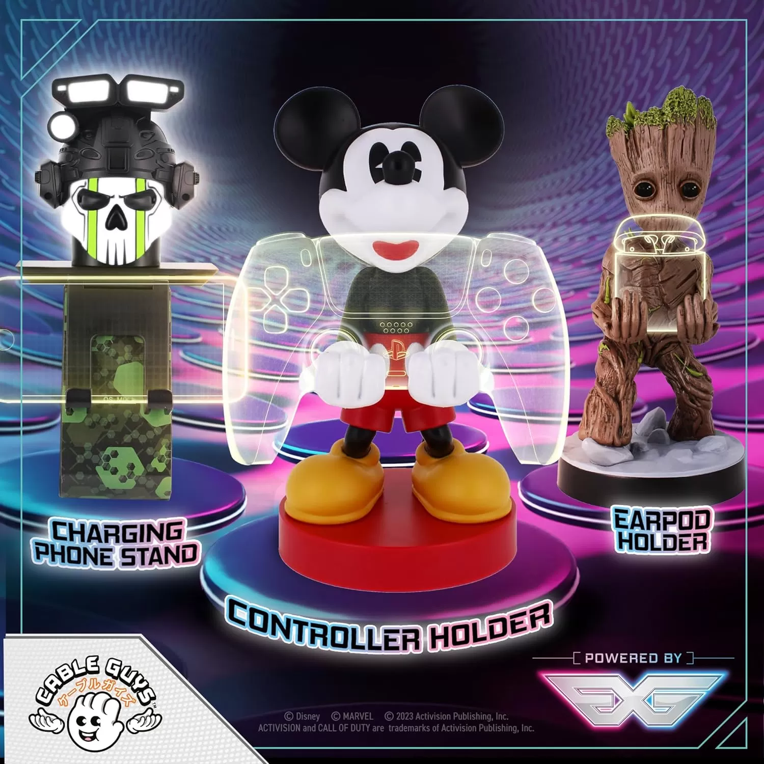 Фигурка подставка для геймпада/телефона Cable Guys: Микки Маус (Mickey  Mouse) Дисней (Disney) 20 см купить в Москве по цене 4 400 р в каталоге  интернет магазина «NextGame» - характеристики, сравнение, описание, скидки,  доставка