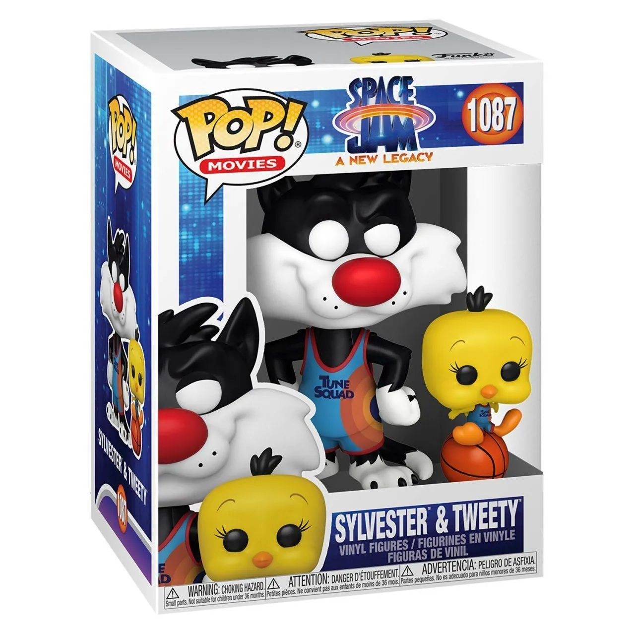 Купить Фигурка Funko POP! Movies: Сильвестр и Твити (Sylvester &  Tweety) Космический джем: Новое поколение (Space Jam A New Legacy) (56228)  9,5 см по цене 1 180.00 р в Москве в каталоге