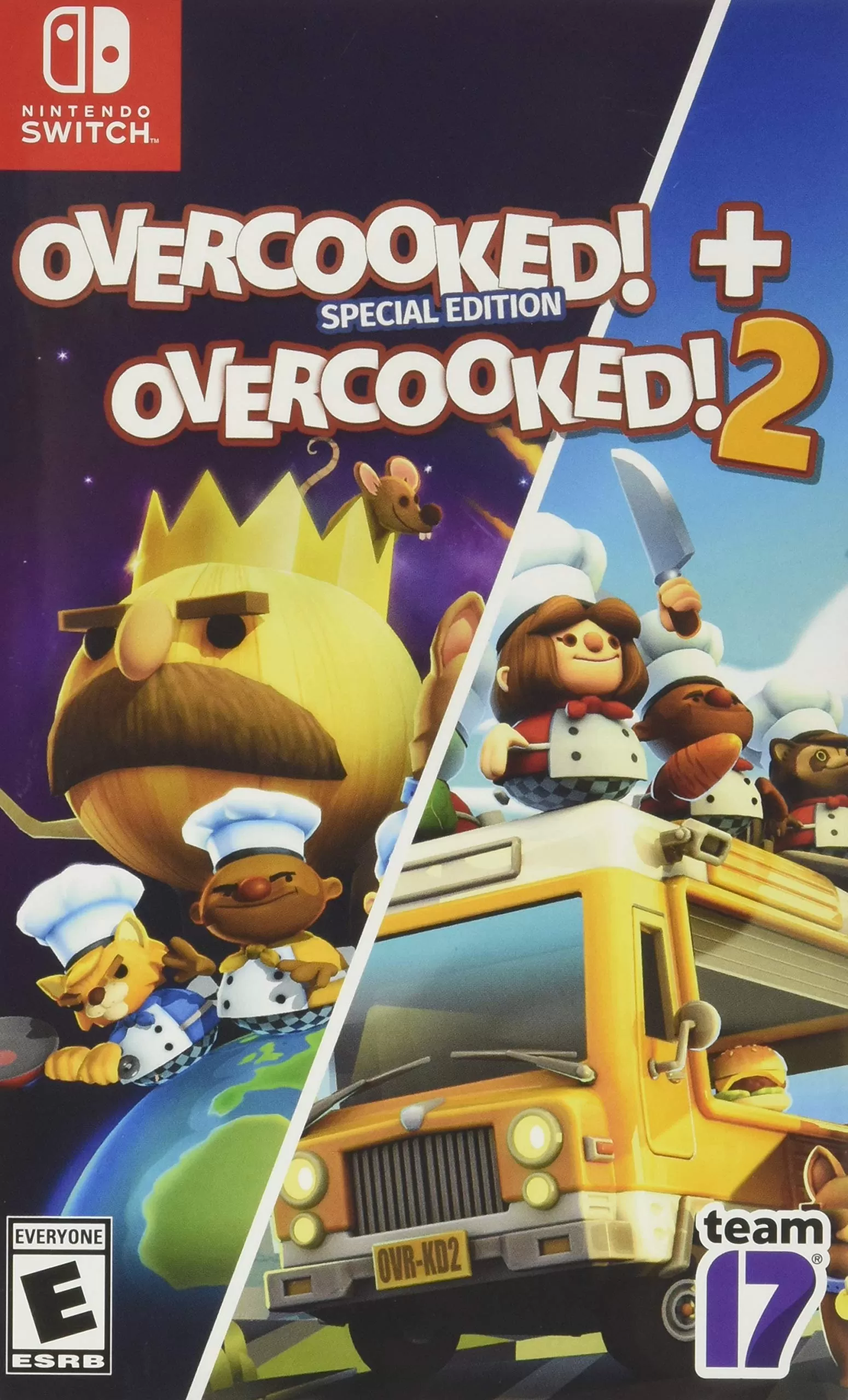 Игра Overcooked! Специальное Издание (Special Edition) + Overcooked! 2  (Адская кухня 1+2) (Switch)