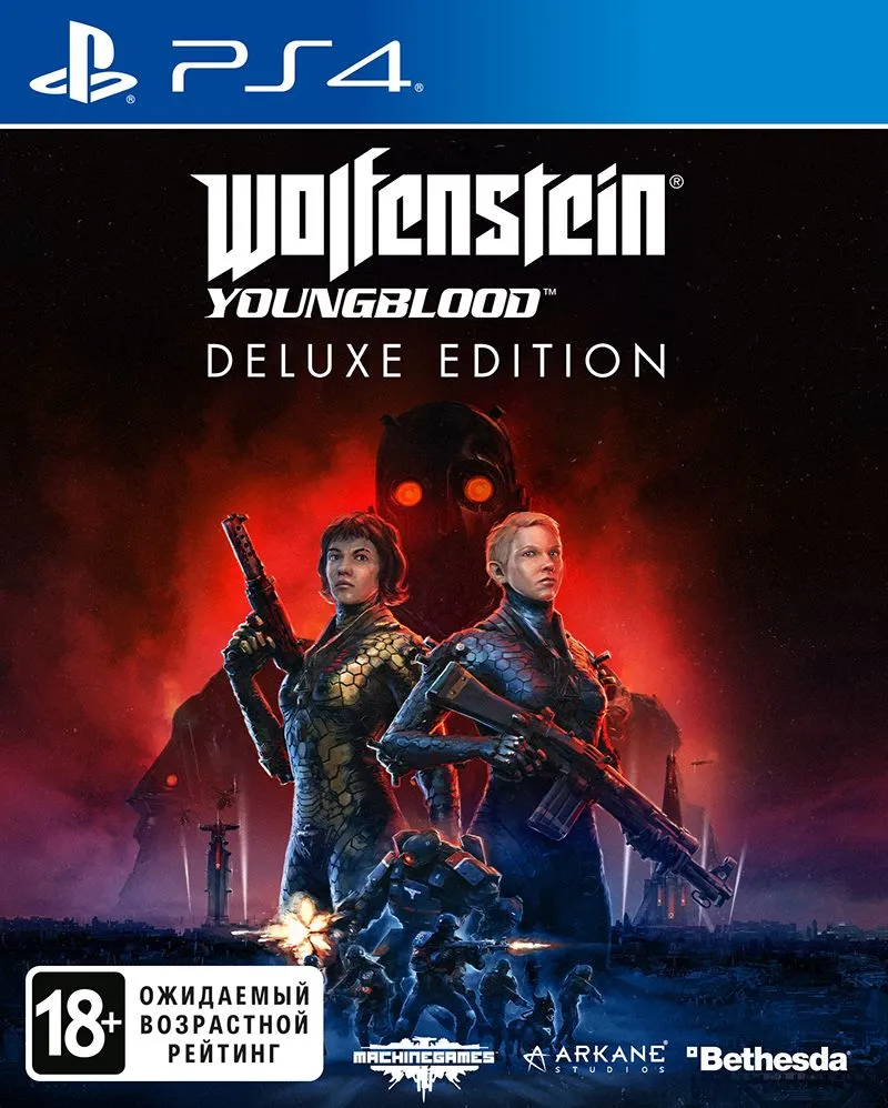 Игра Wolfenstein: Youngblood Deluxe Edition Русская Версия (PS4) купить в  Москве по цене 4 320.00 р в каталоге интернет магазина «NextGame» -  характеристики, сравнение, описание, скидки, доставка