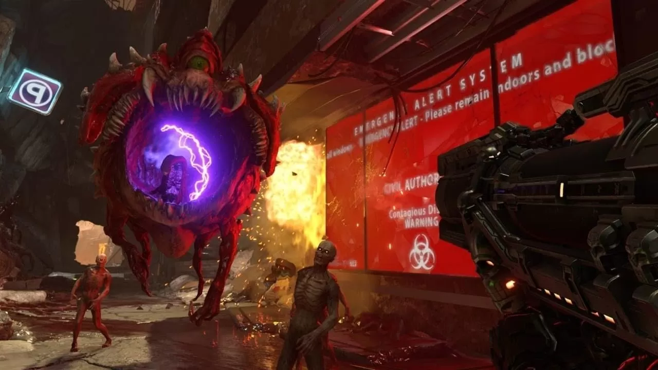 DOOM Eternal Русская версия (Xbox One) купить в Москве по цене 2 700 р в  каталоге интернет магазина «NextGame» - характеристики, сравнение,  описание, скидки, доставка