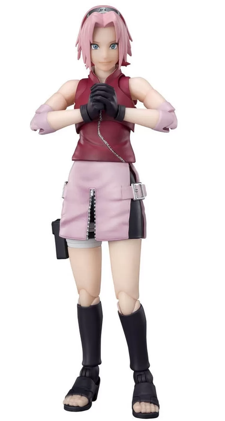 Подвижная фигурка Bandai Tamashii Nations S.H.Figuarts: Сакура Харуно  (Sakura Haruno) Наруто: Ураганные хроники (Naruto Shippuden)  (4573102634481) 14 см купить в Москве по цене 8 990.00 р в каталоге  интернет магазина «NextGame» -