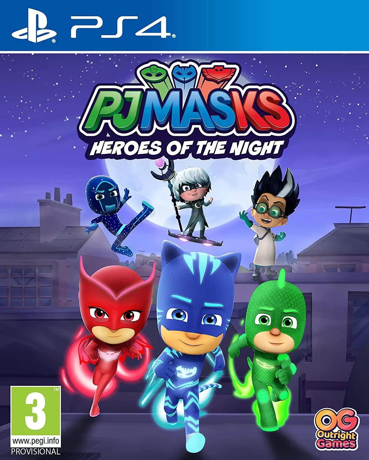 Видеоигра Герои в масках: Герои ночи (PJ Masks: Heroes of the Night)  Русская Версия (PS4)