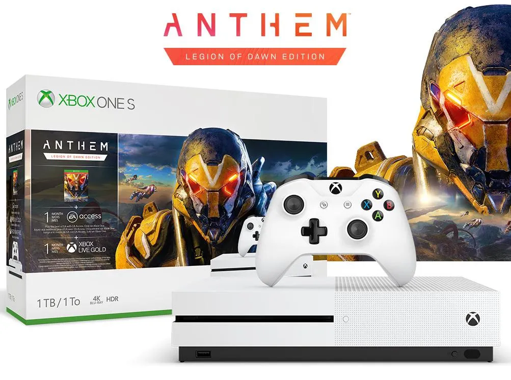 Скачай edition edition. Anthem хбокс. Anthem (Xbox one). Игры на Xbox one s. Игра на Xbox one в феврале.