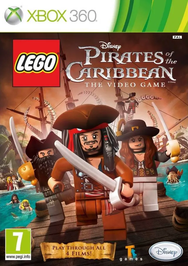 LEGO Pirates of the Caribbean 4 4 The Video Game Xbox 360 Xbox One USED