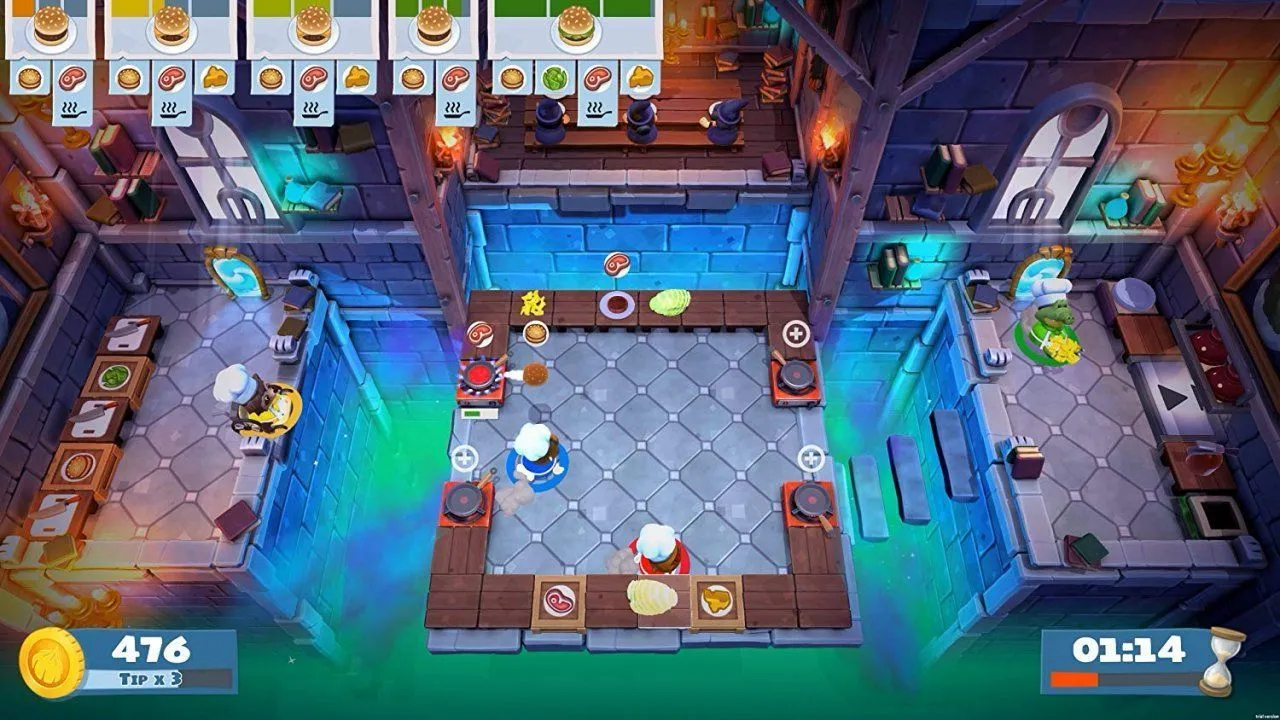 Игра Overcooked 2 (II) (Адская кухня 2) (PS4) купить в Москве по цене 3 280  р в каталоге интернет магазина «NextGame» - характеристики, сравнение,  описание, скидки, доставка