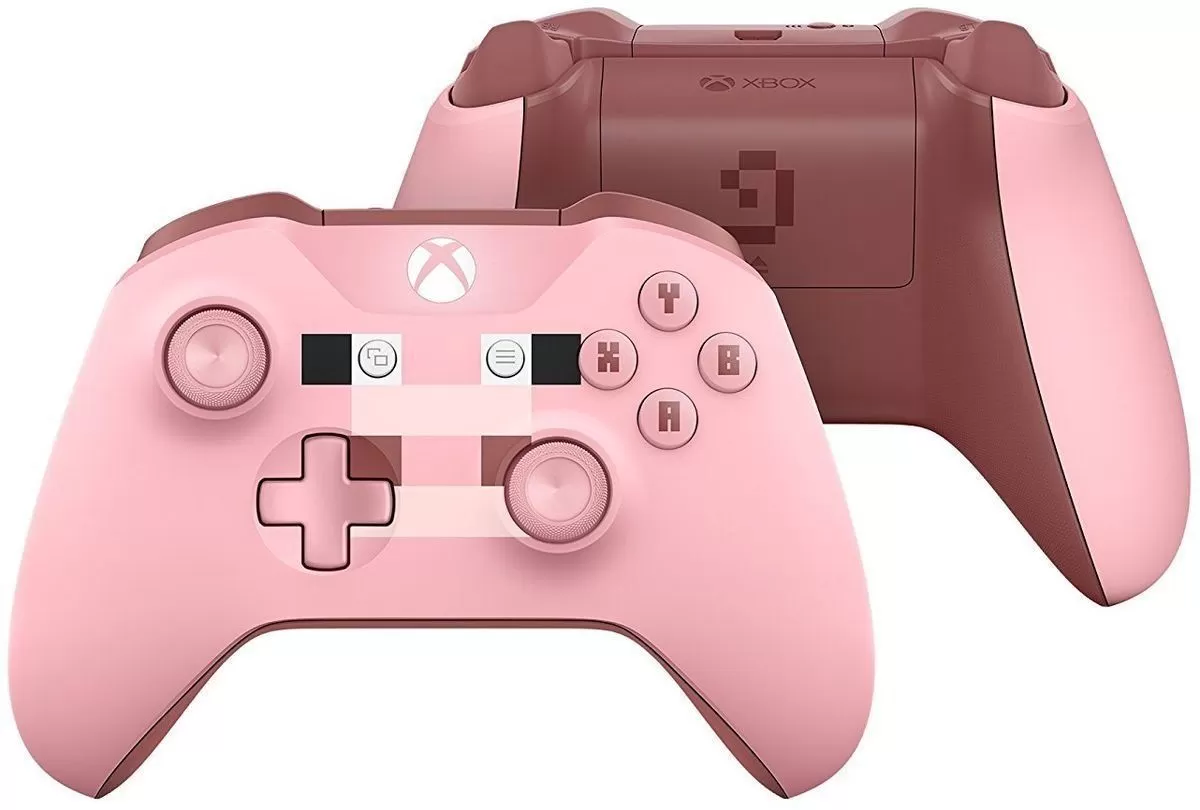 Купить Геймпад беспроводной Microsoft Xbox One S/X Wireless Controller  Minecraft Pig (Розовый) (WL3-00053) Оригинал (Xbox One) для Microsoft Xbox  One в Москве - NextGame