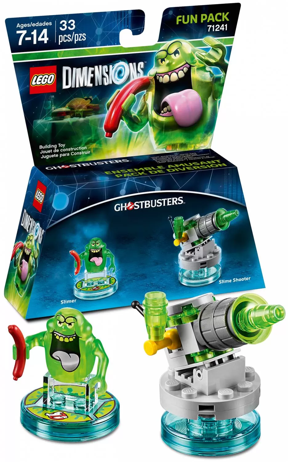 LEGO Dimensions Fun Pack Ghostbusters (Охотники за приведениями) (Slimer,  Slime Shooter)