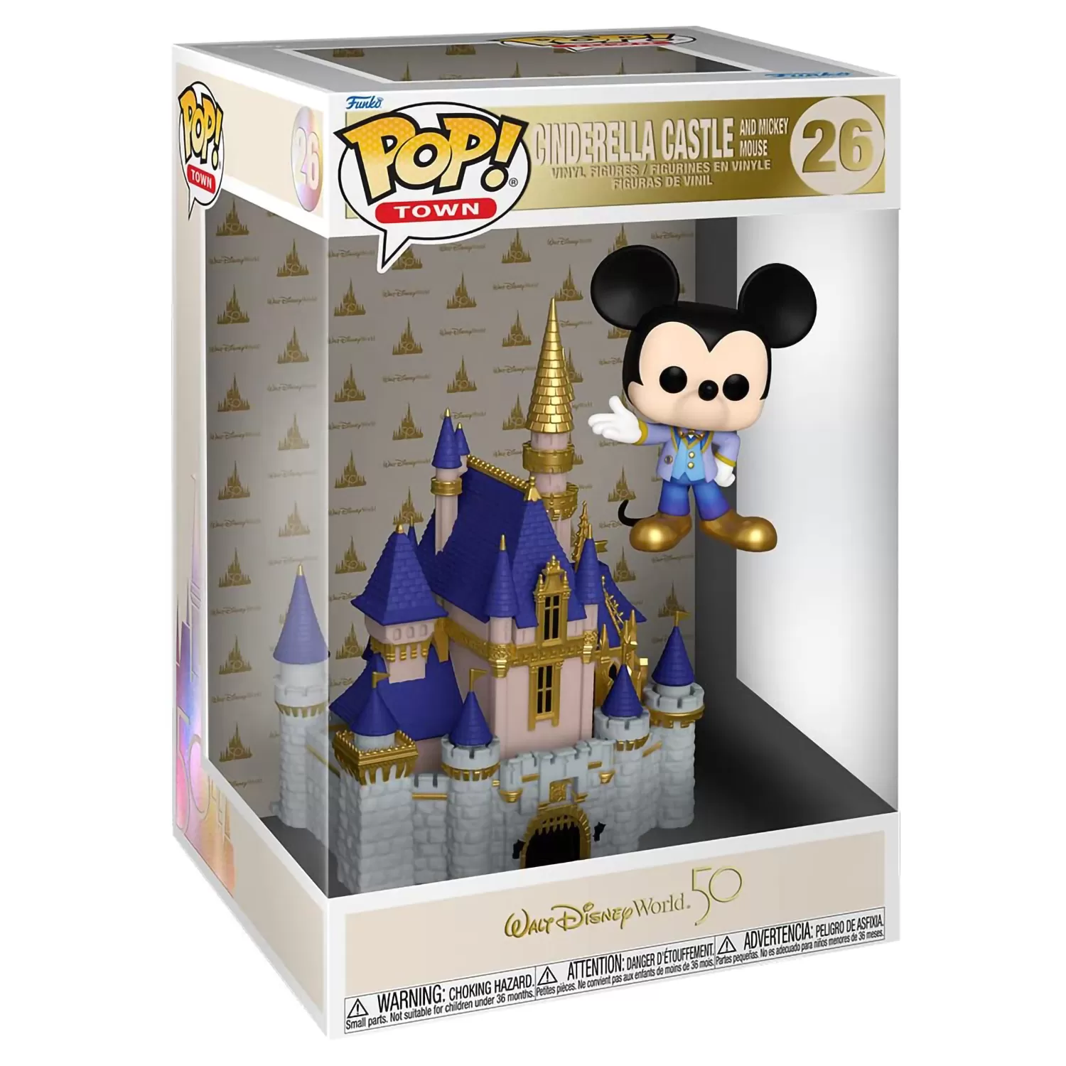 Купить Фигурка Funko POP! Town: Замок Золушки и Микки Маус (Cinderella  Castle And Mickey Mouse) Дисней (Disney WDW50) (58965) 12 см по цене 3  930.00 р в Москве в каталоге интернет магазина 