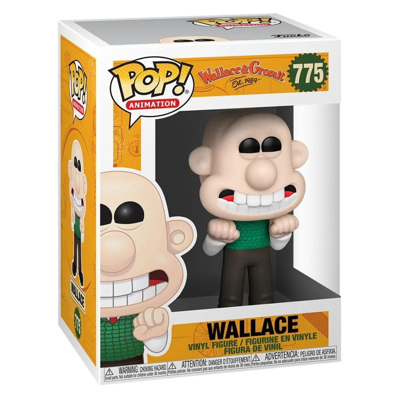 Купить Фигурка Funko POP! Animation: Уоллес (Wallace) Уоллес и Громит  (Wallace & Gromit) (47693) 9,5 см по цене 1 590.00 р в Москве в  каталоге интернет магазина 