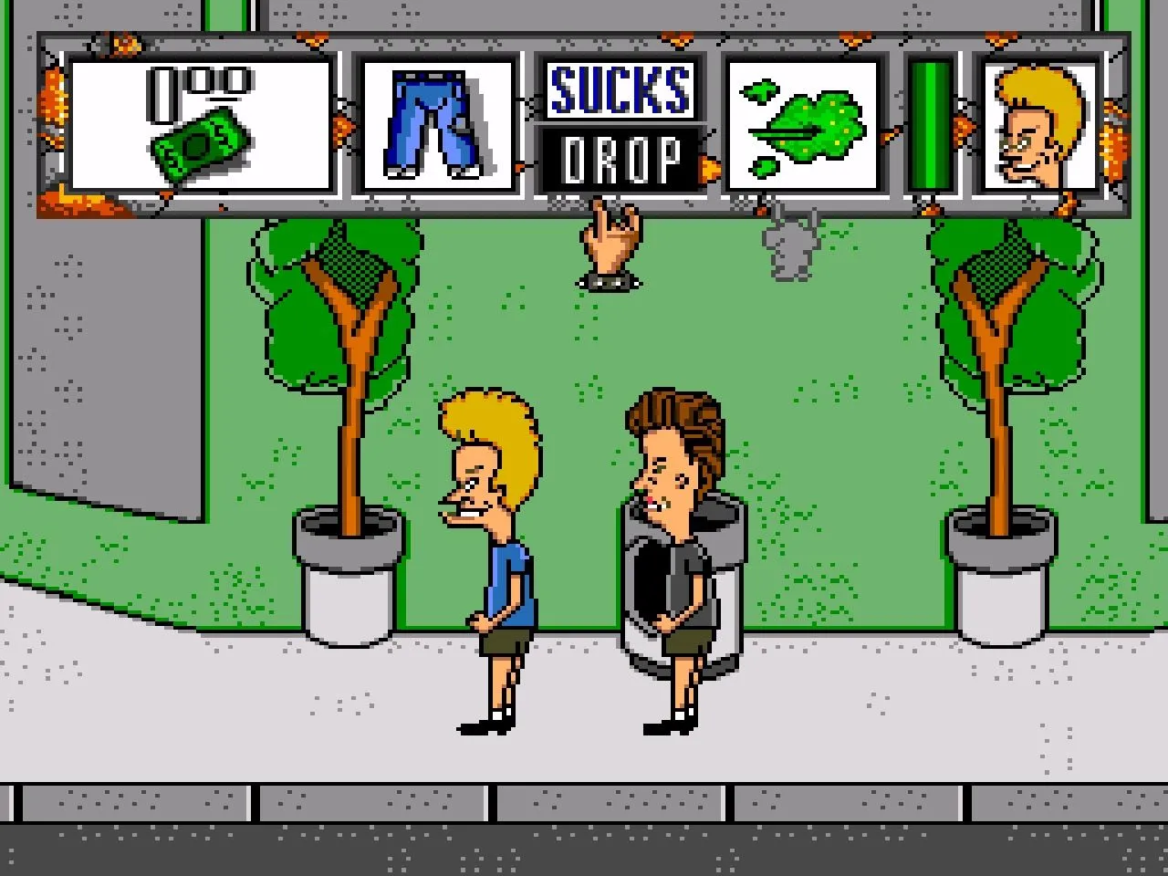 Купить картридж Бивис и Баттхед (Beavis and Butt-Head) Русская Версия (16  bit) для Сеги