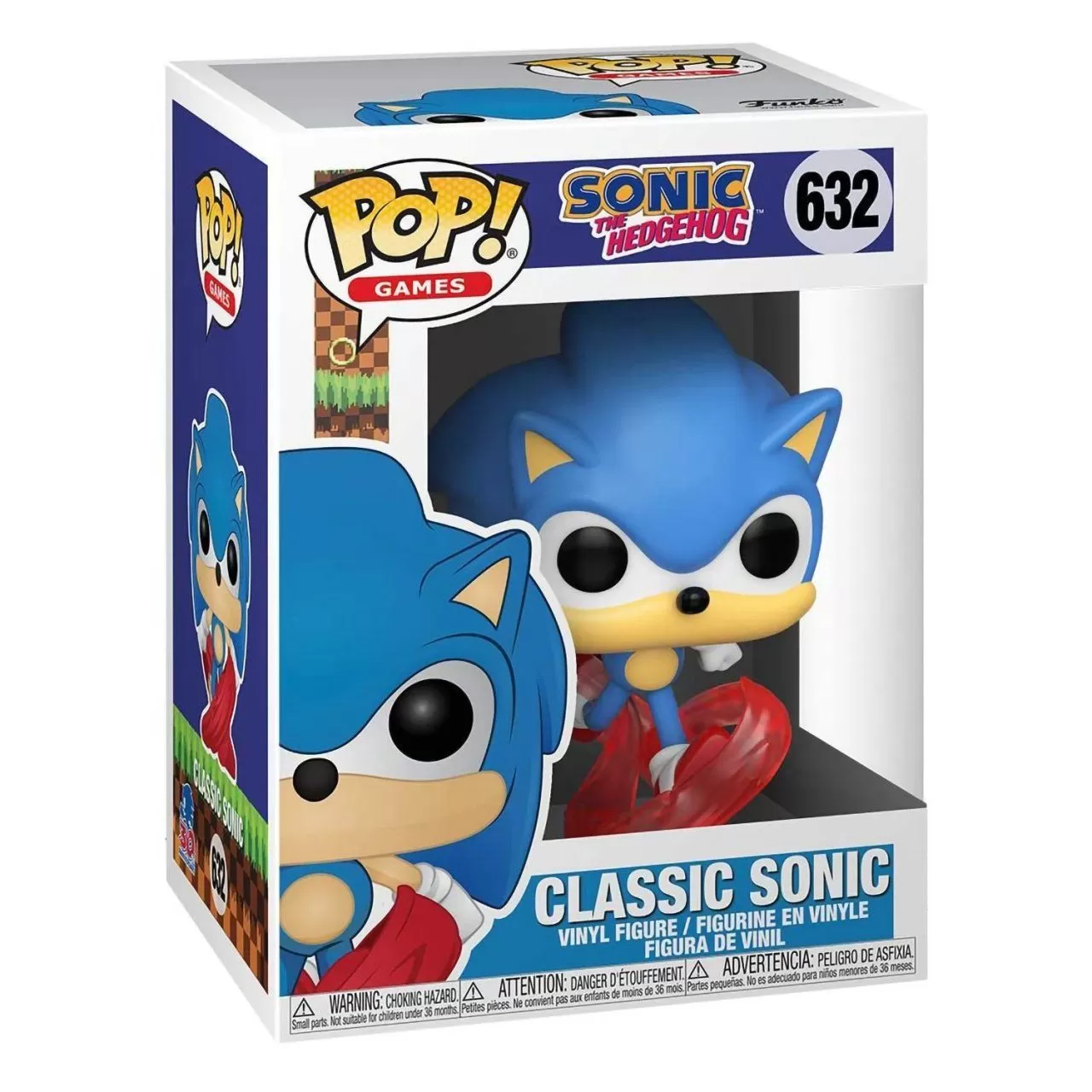 Фигурка Funko POP! Games: Бегущий Соник (Running Sonic) Соник 30-тая  годовщина (Sonic 30th) (51964) 9,5 см купить в Москве по цене 2 300.00 р в  каталоге интернет магазина «NextGame» - характеристики, сравнение,  описание, скидки, доставка